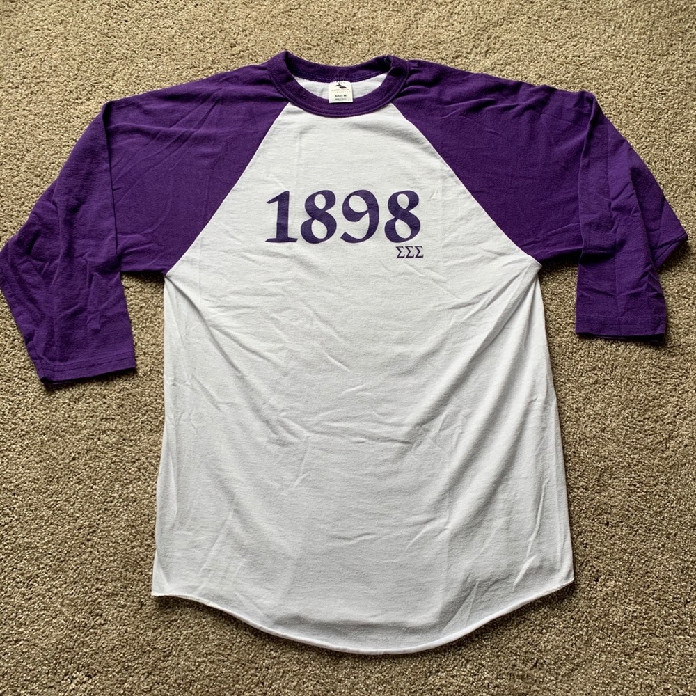 Tri-Sigma 3/4 Sleeve Baseball Shirt
